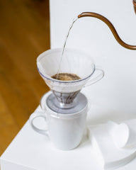 Hario V60 Coffee Dripper Set Transparent Size 02