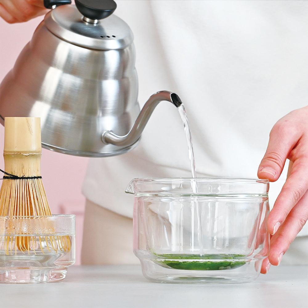 Hario Double-walled Matcha Bowl 300ml (Pink)