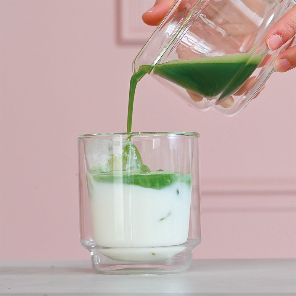 Hario Double-walled Matcha Cup 370ml (Clear)
