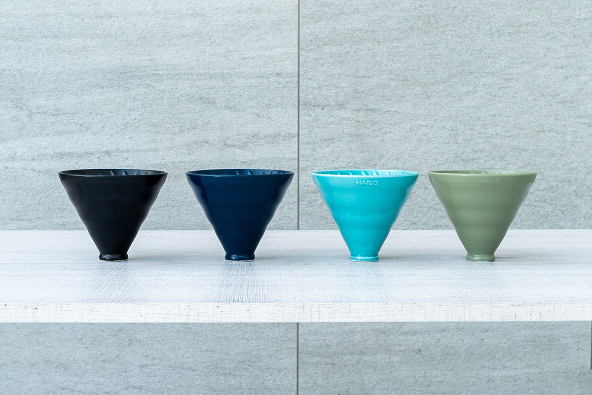 Hario V60 Switch & Match Ceramic Dripper Size 02 (Matte Navy)