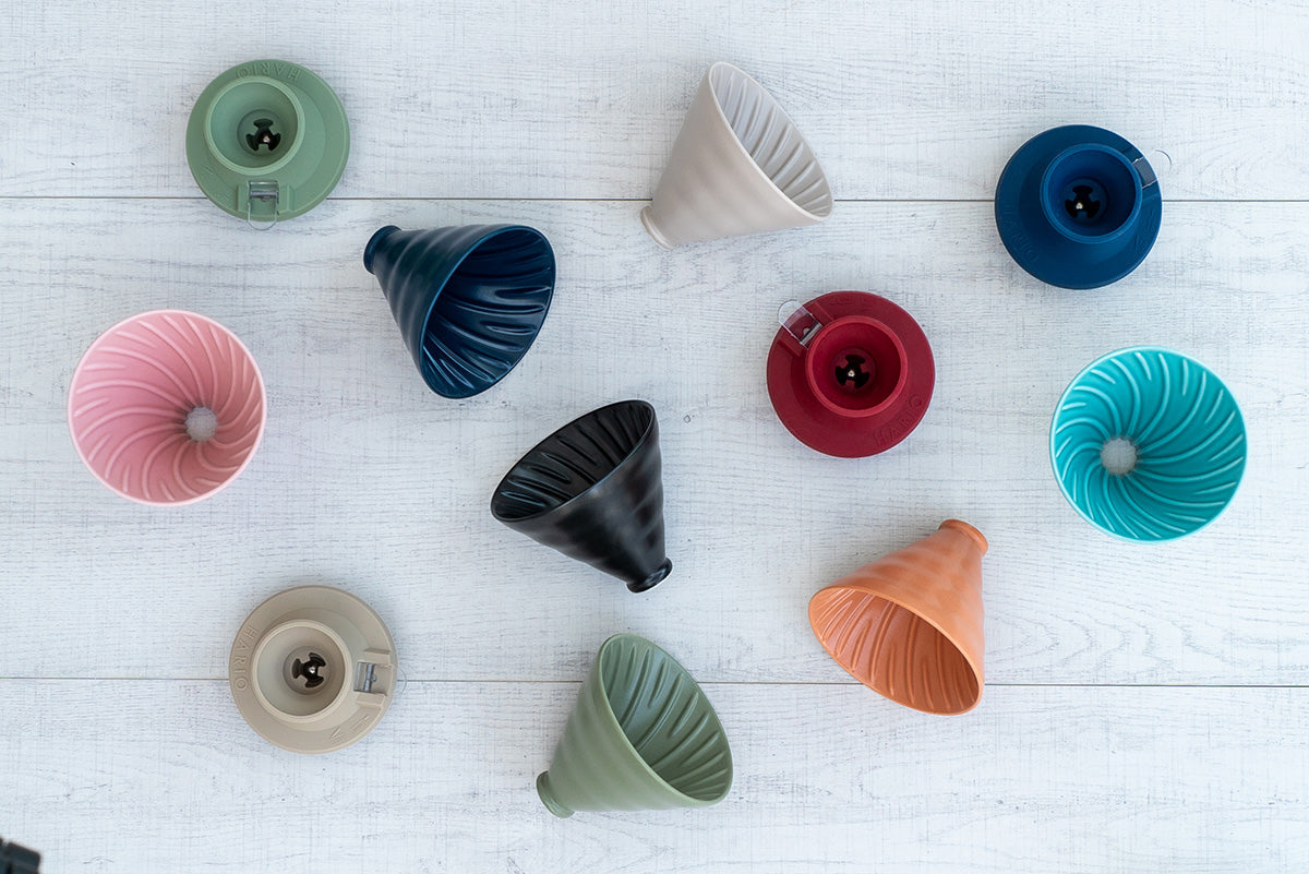 Hario V60 Switch & Match Ceramic Dripper Size 02 (Turquoise)