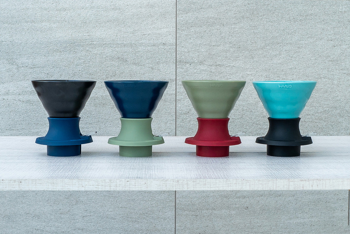 Hario V60 Switch & Match Ceramic Dripper Size 02 (Matte Navy)